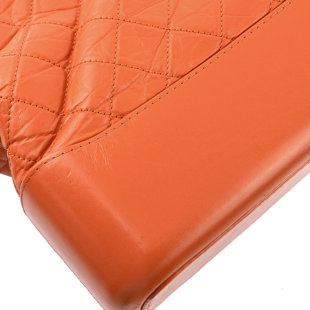 Chanel 2018-2019 Orange Calfskin Gabrielle Shoulder Bag