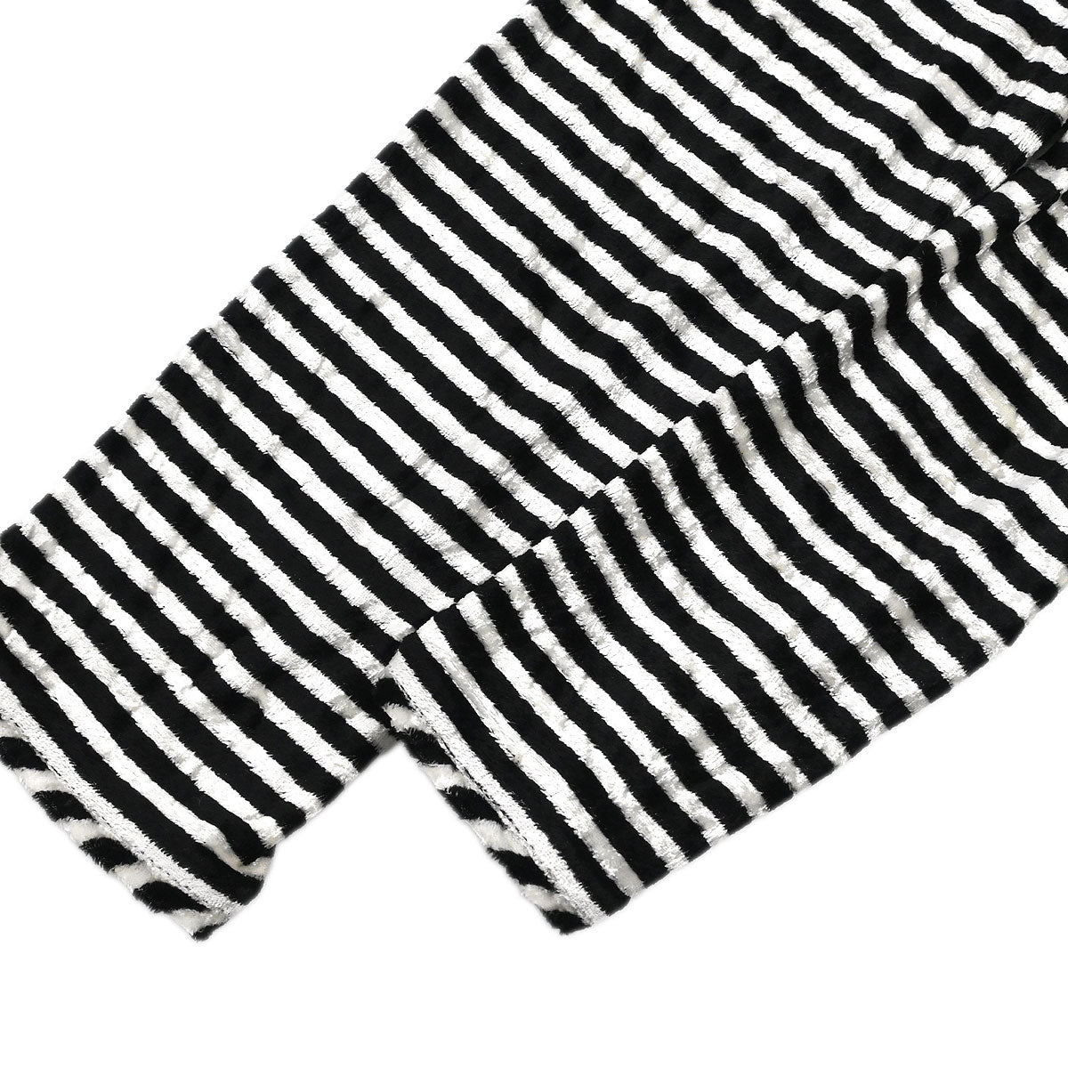 Chanel 2010 Round Neck Top Stripe Black White #38