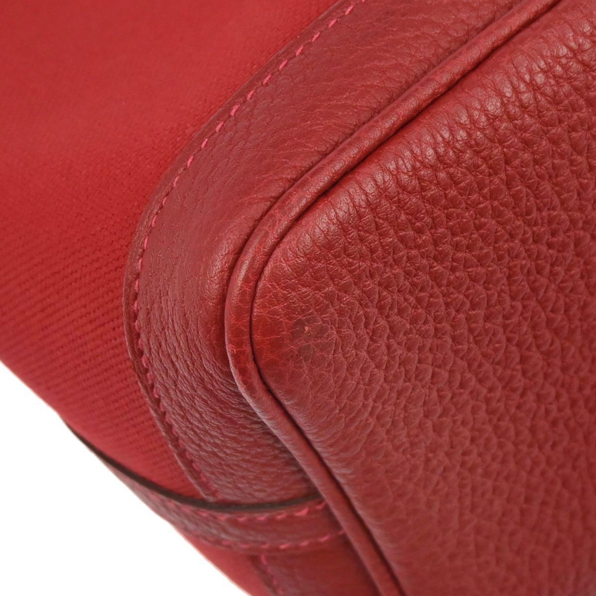 Hermes Rouge Grenade Officier Garden Party 30 TPM Tote Handbag