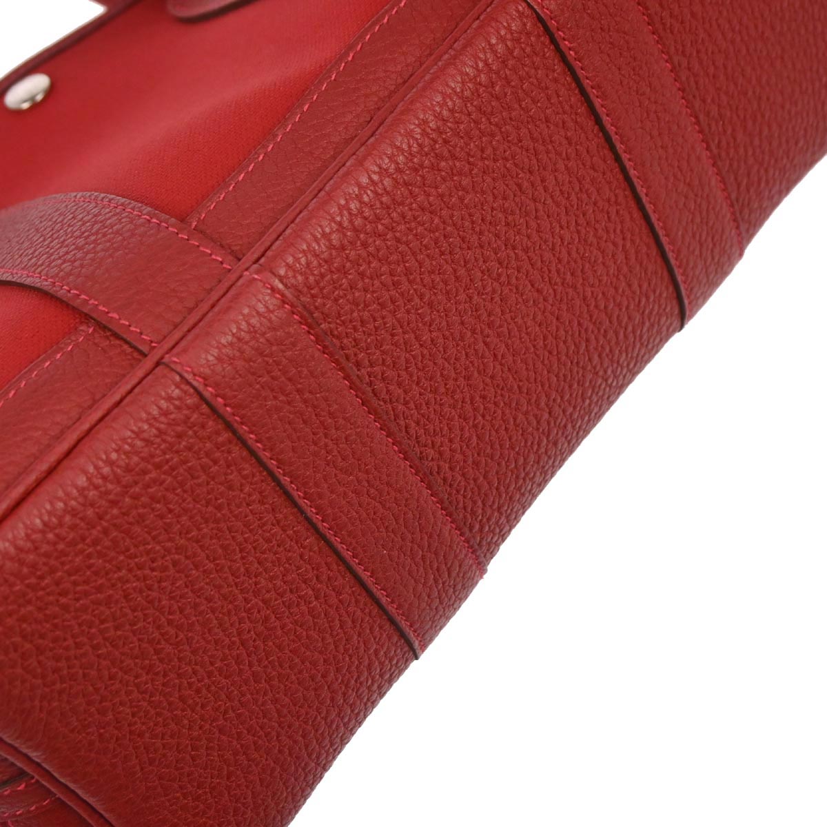 Hermes Rouge Grenade Officier Garden Party 30 TPM Tote Handbag