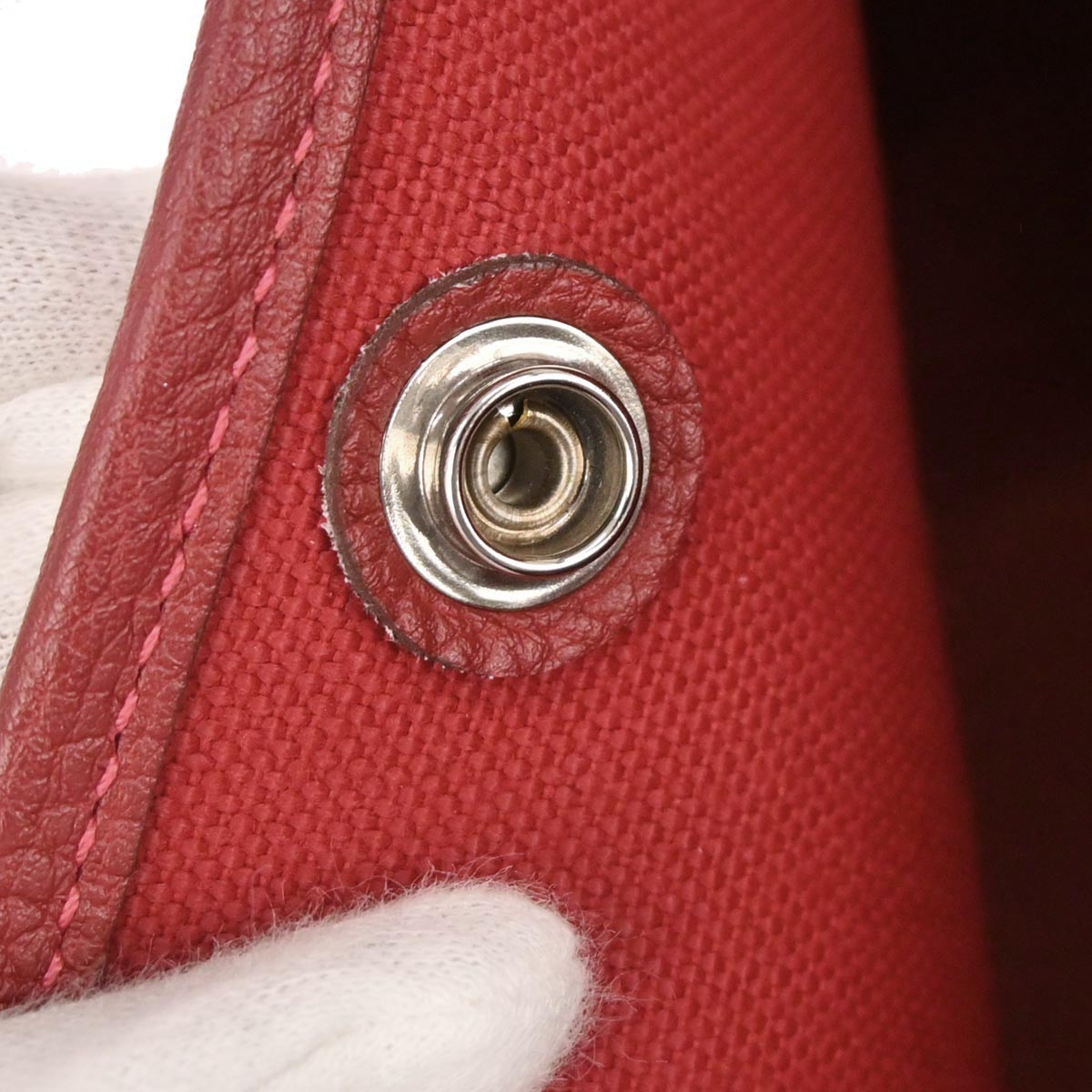 Hermes Rouge Grenade Officier Garden Party 30 TPM Tote Handbag