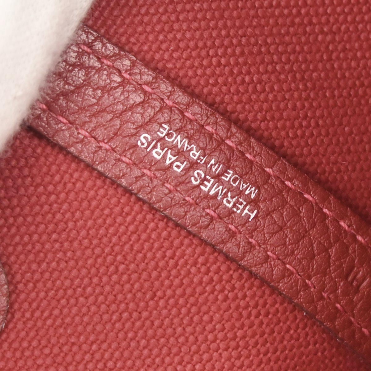 Hermes Rouge Grenade Officier Garden Party 30 TPM Tote Handbag