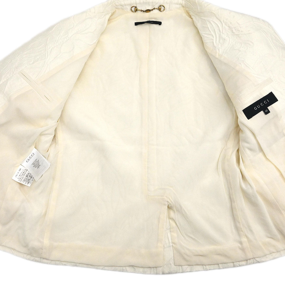 Gucci 2012 Single Breasted Jacket White #40