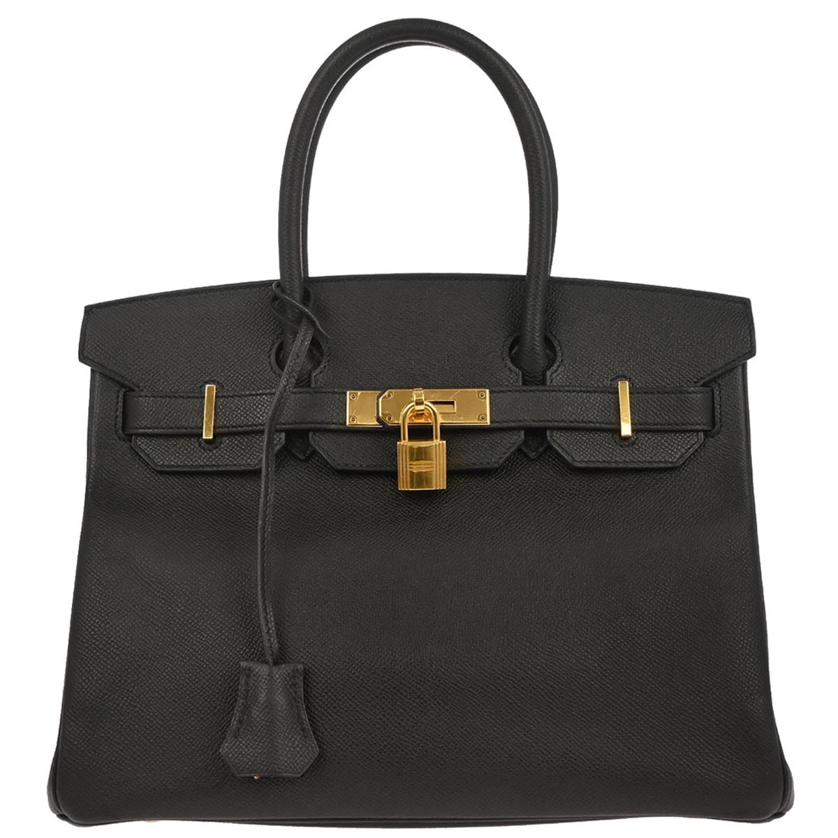 Hermes Black Epsom Birkin 30 Handbag