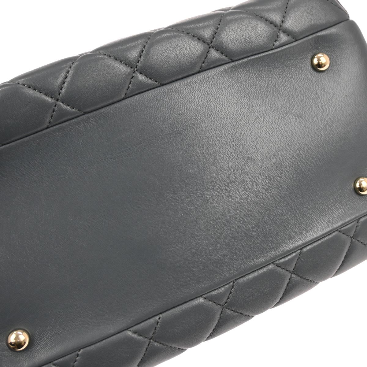 Chanel 2018-2019 Gray Lambskin Trendy CC Bowling Bag