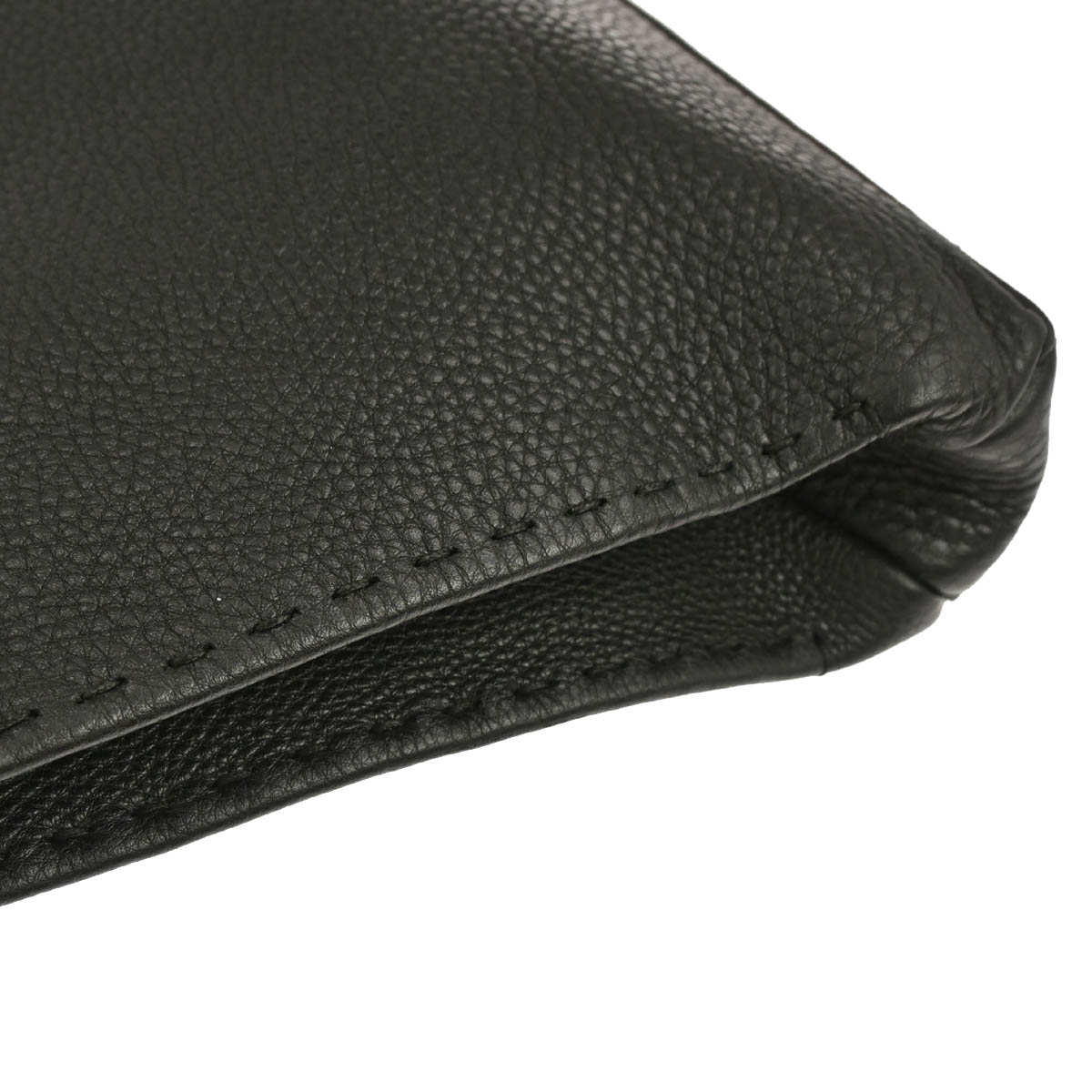 Fendi Black Leather Briefcase Handbag