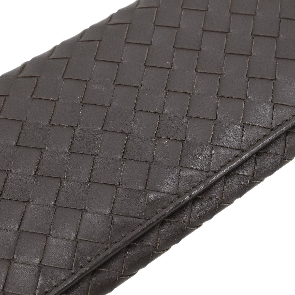 Bottega Veneta Brown Intrecciato Wallet
