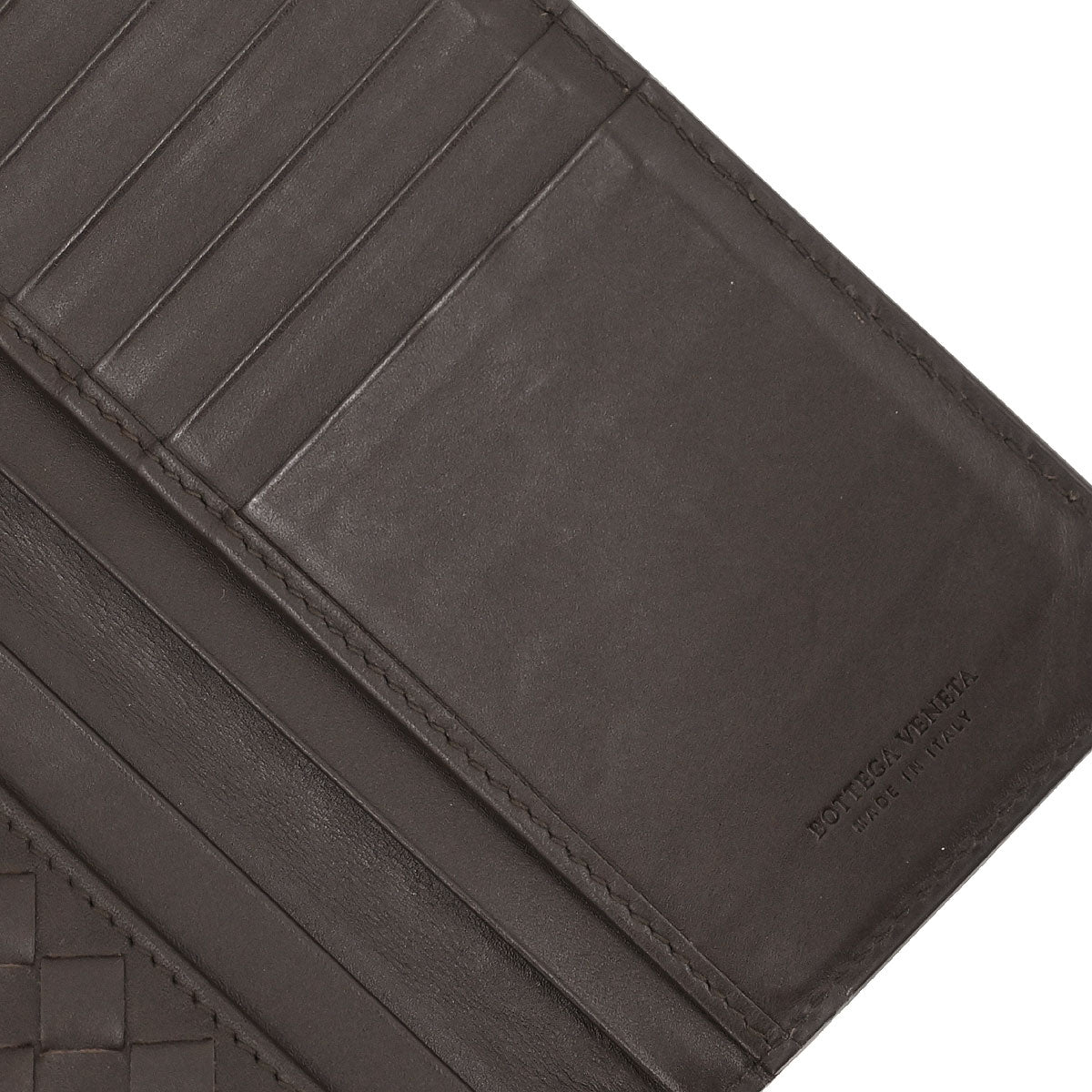 Bottega Veneta Brown Intrecciato Wallet