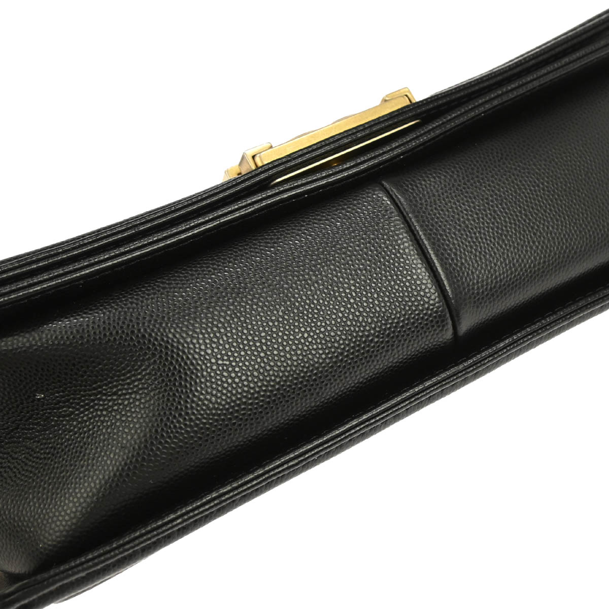 Boy Chanel 2019 Black Caviar Skin Medium Shoulder Bag