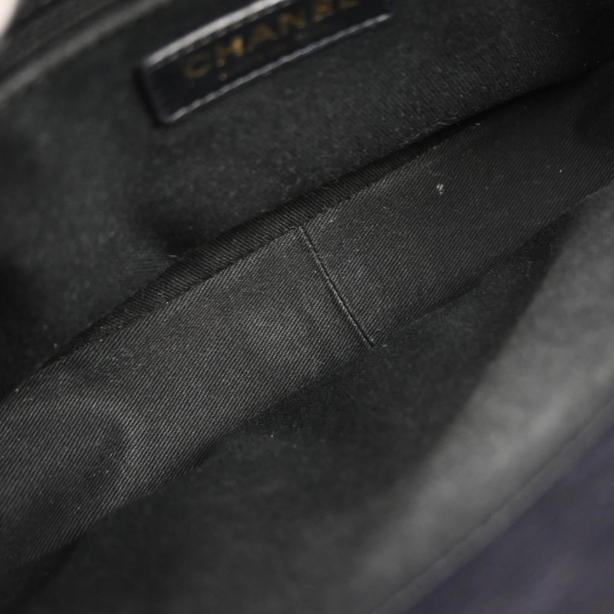 Chanel Black Calfskin Coco Curve 2way Shoulder Handbag