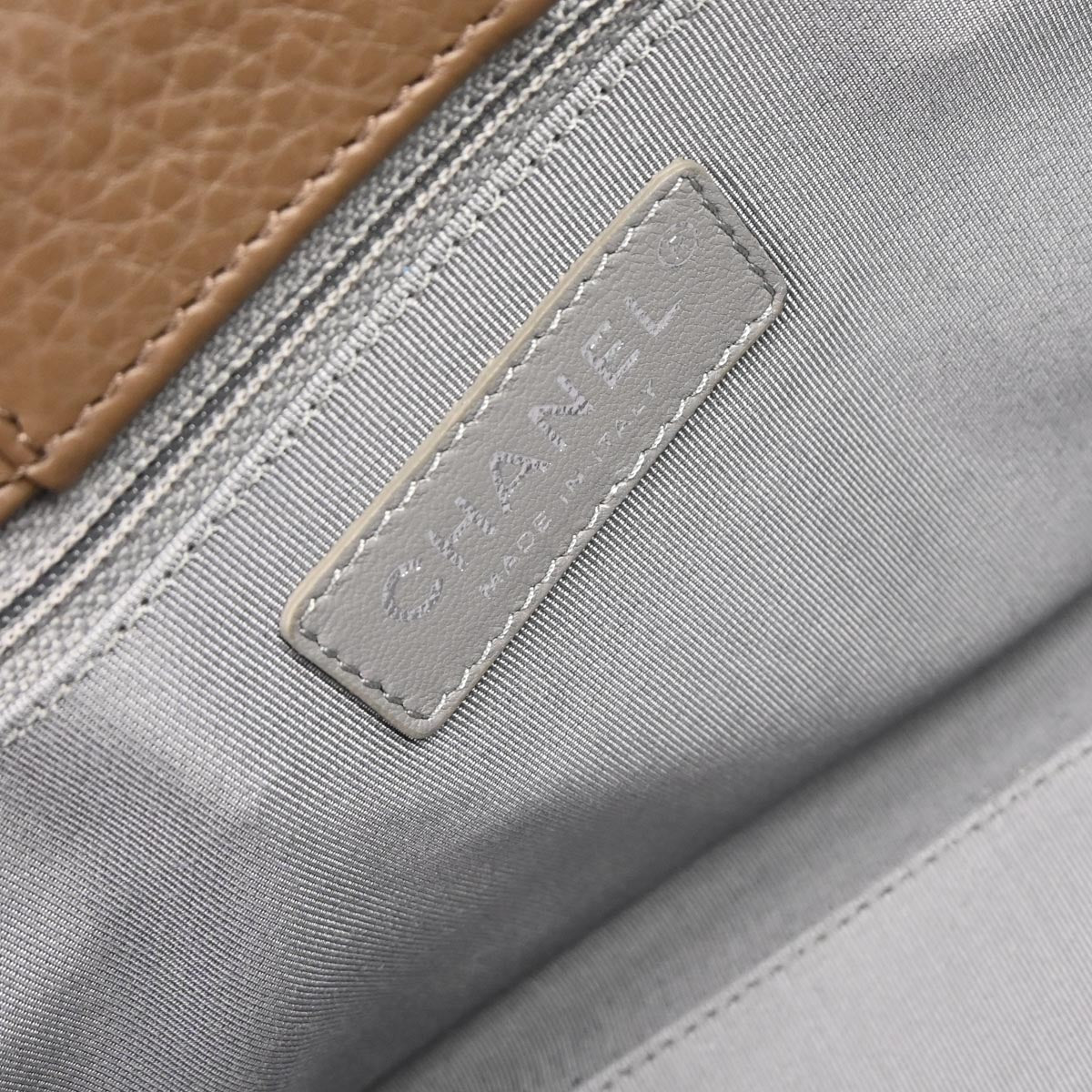 Chanel 2013-2014 Brown Deerskin Executive Cerf Tote Bag