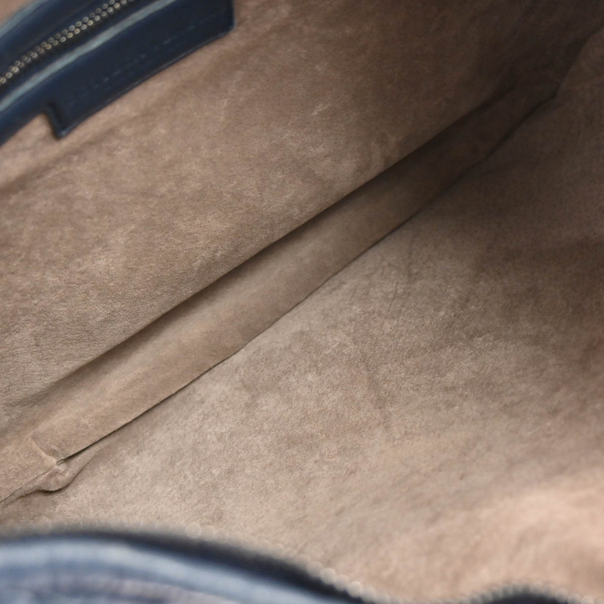 Bottega Veneta Navy Lambskin Intrecciato Hobo Handbag