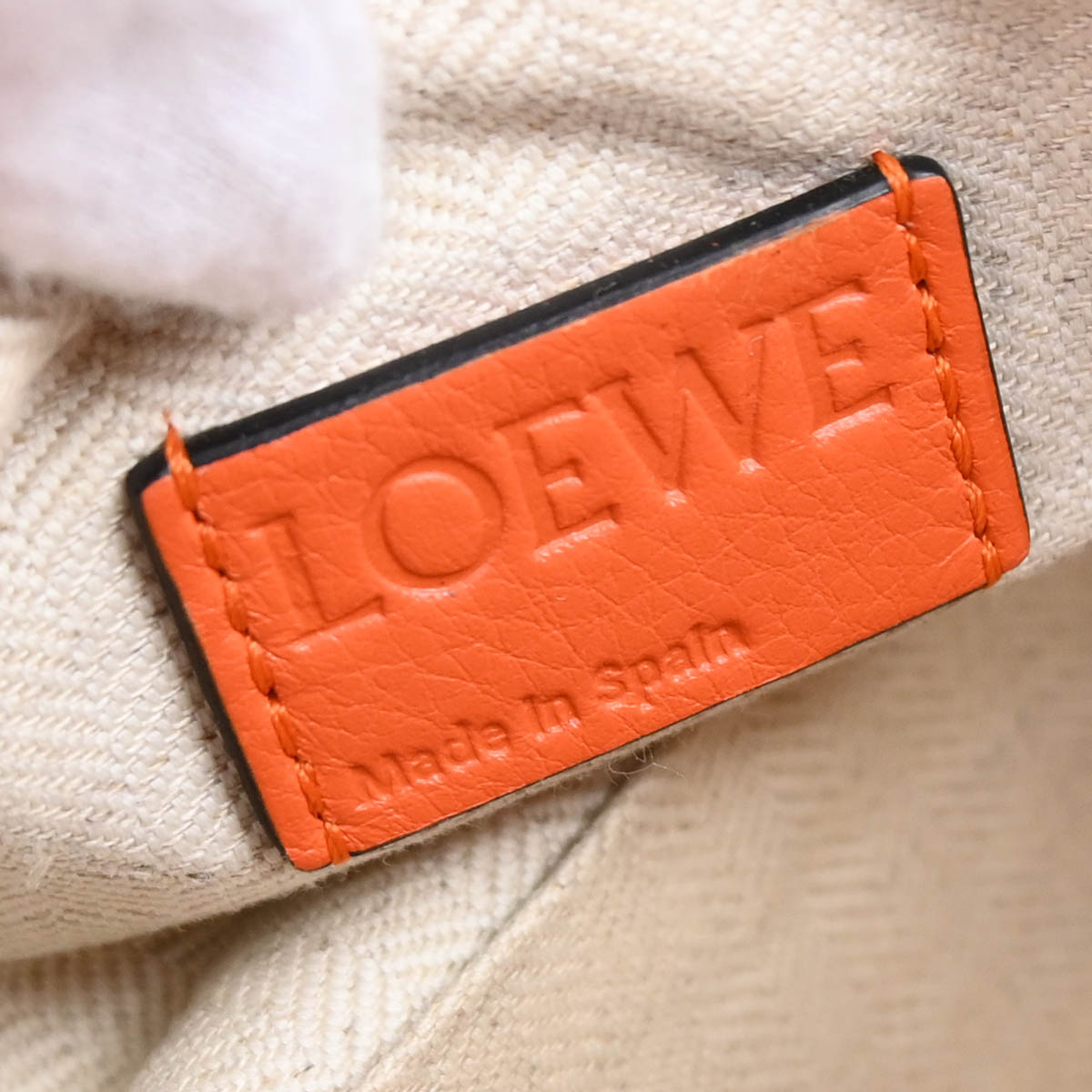 Loewe Orange Puzzle 2way Shoulder Handbag