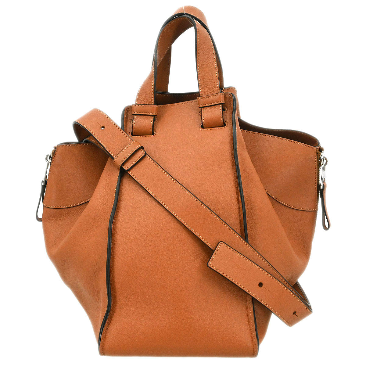 Loewe Brown Hammock 2way Shoulder Tote Handbag