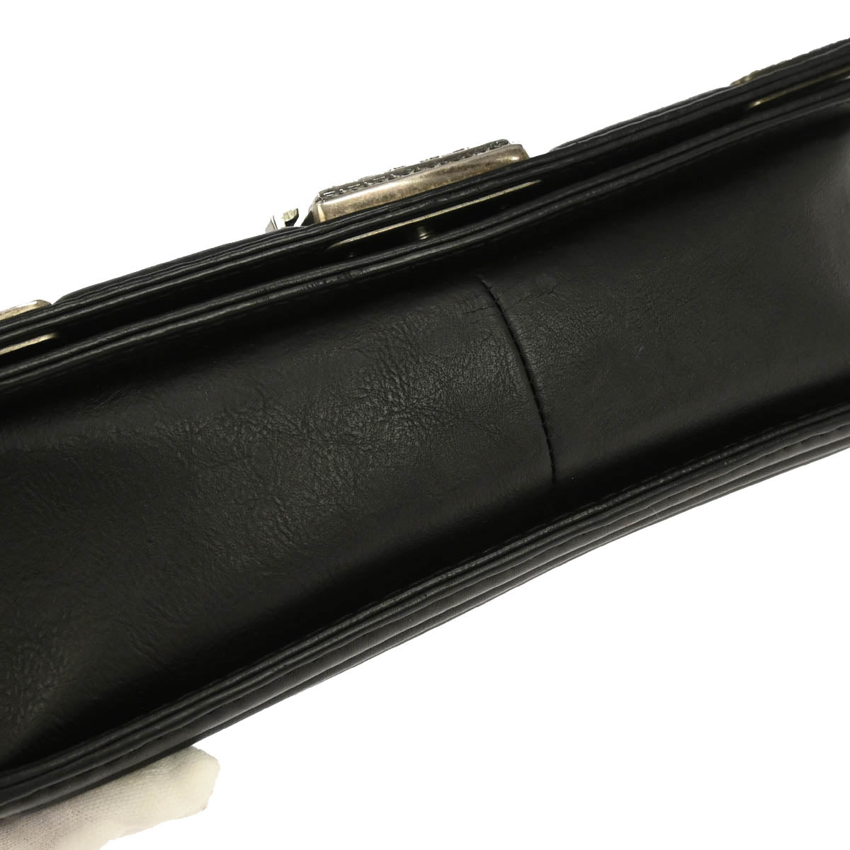 Boy Chanel 2014 Black Calfskin Medium Shoulder Bag