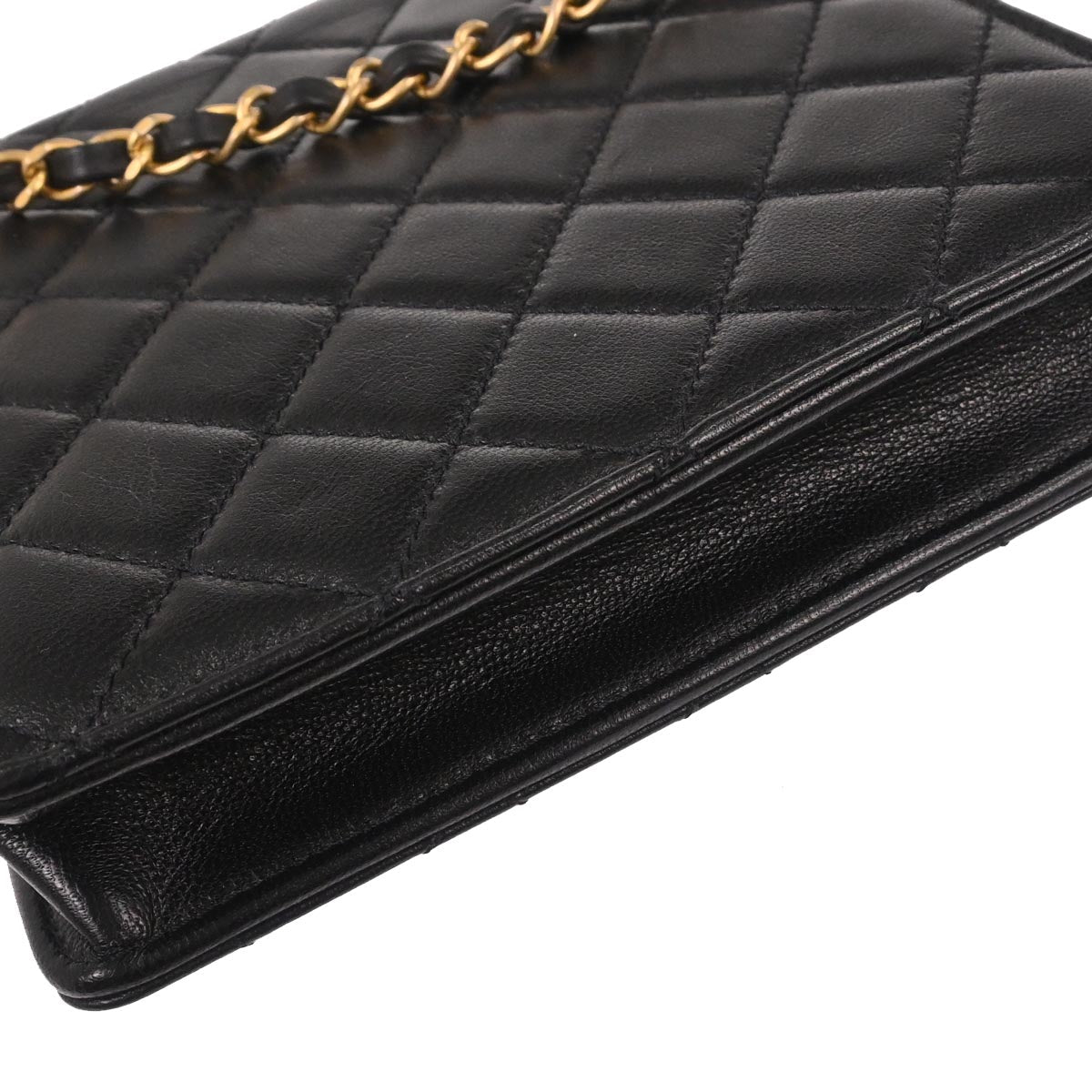 Chanel Black Lambskin Shoulder Bag