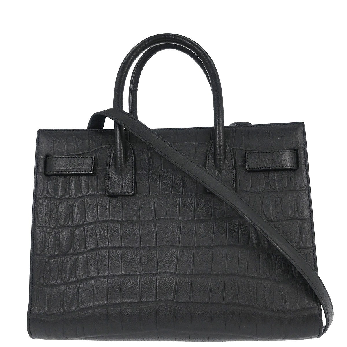 Saint Laurent Black Sac de Jour 2way Shoulder Handbag