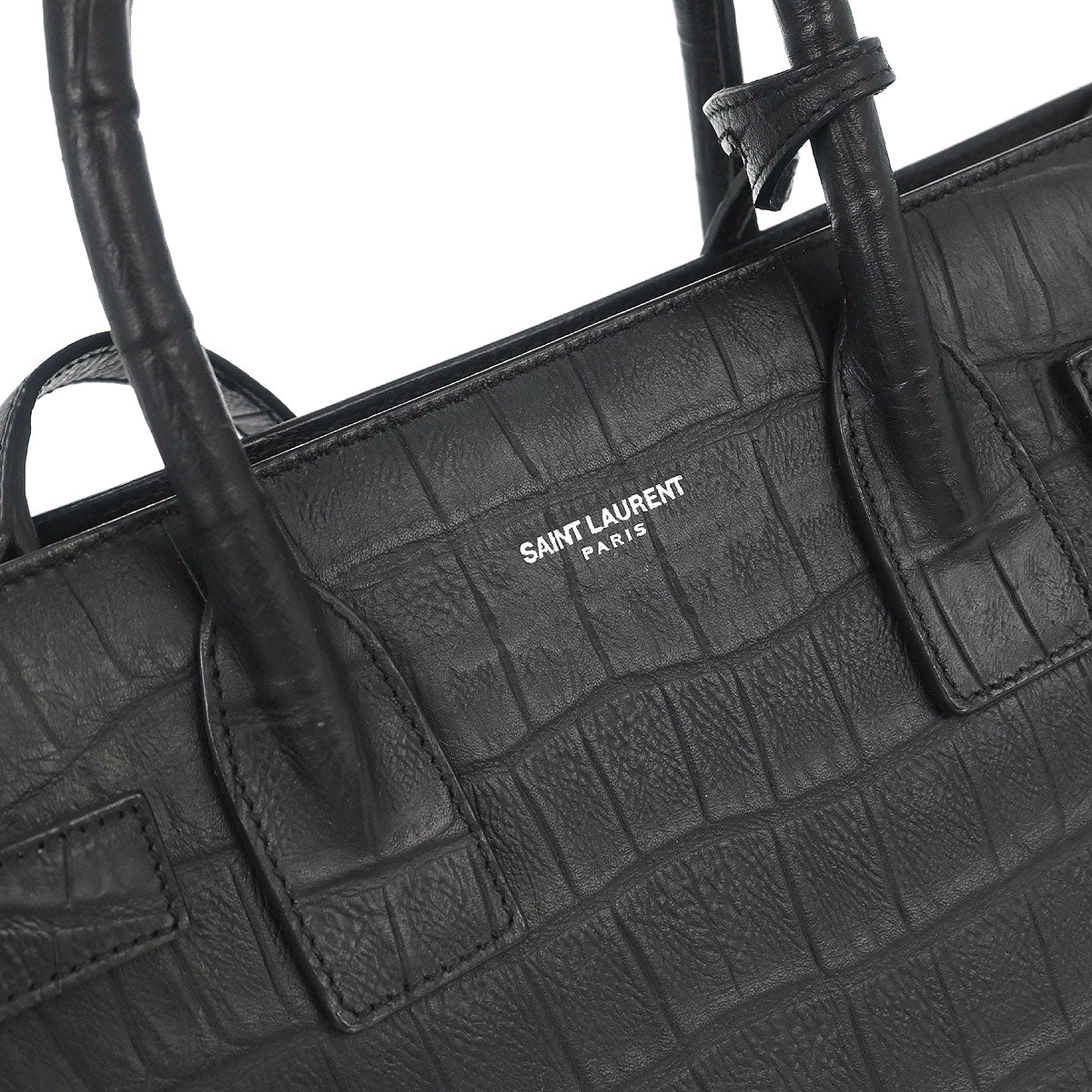 Saint Laurent Black Sac de Jour 2way Shoulder Handbag