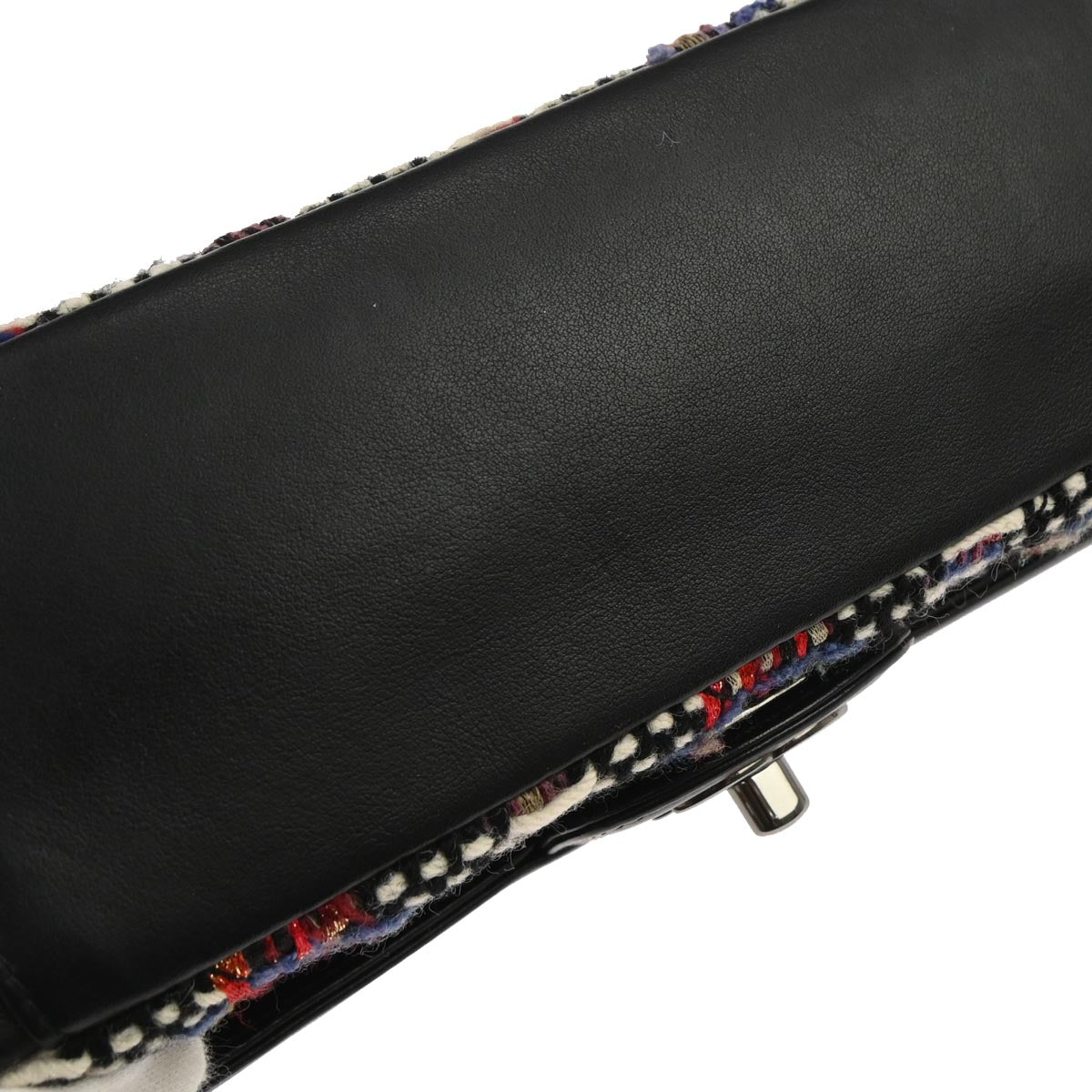 Chanel Black Tweed Lambskin Coco Corset Flap Bag Shoulder Bag