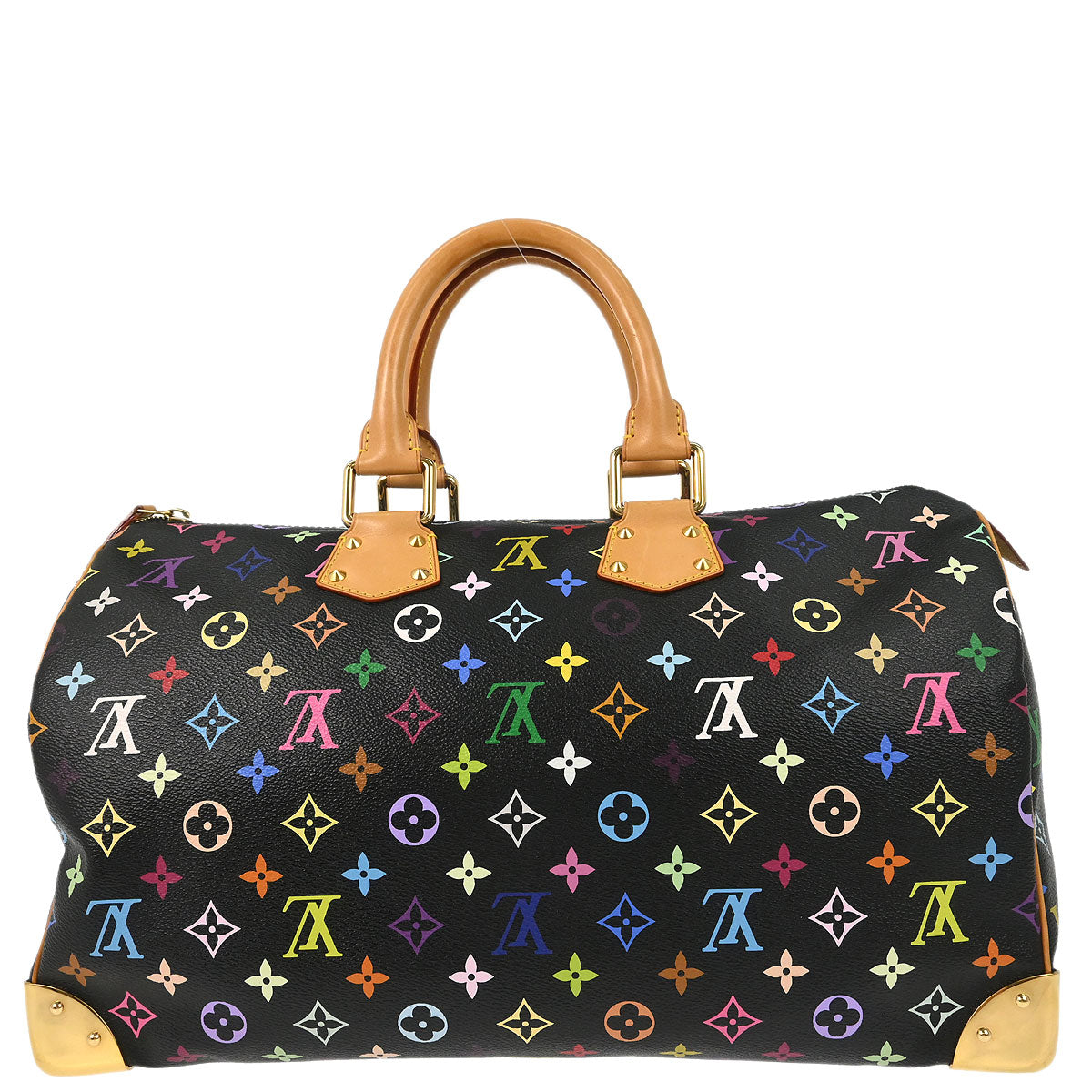 Louis Vuitton 2013 Black Monogram Multicolor Speedy 40 Handbag M93217