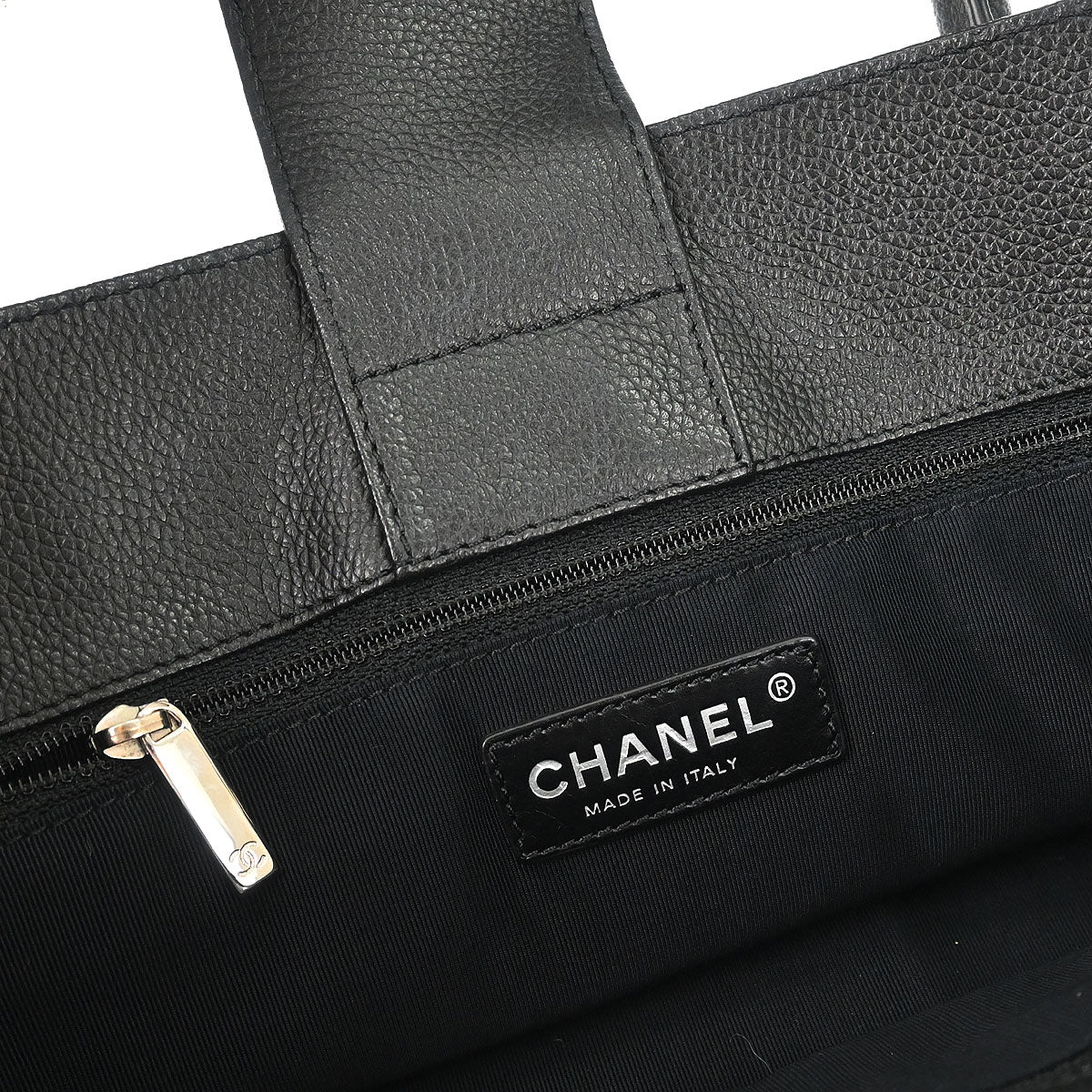 Chanel 2012-2013 Black Calfskin Executive Cerf Tote Bag