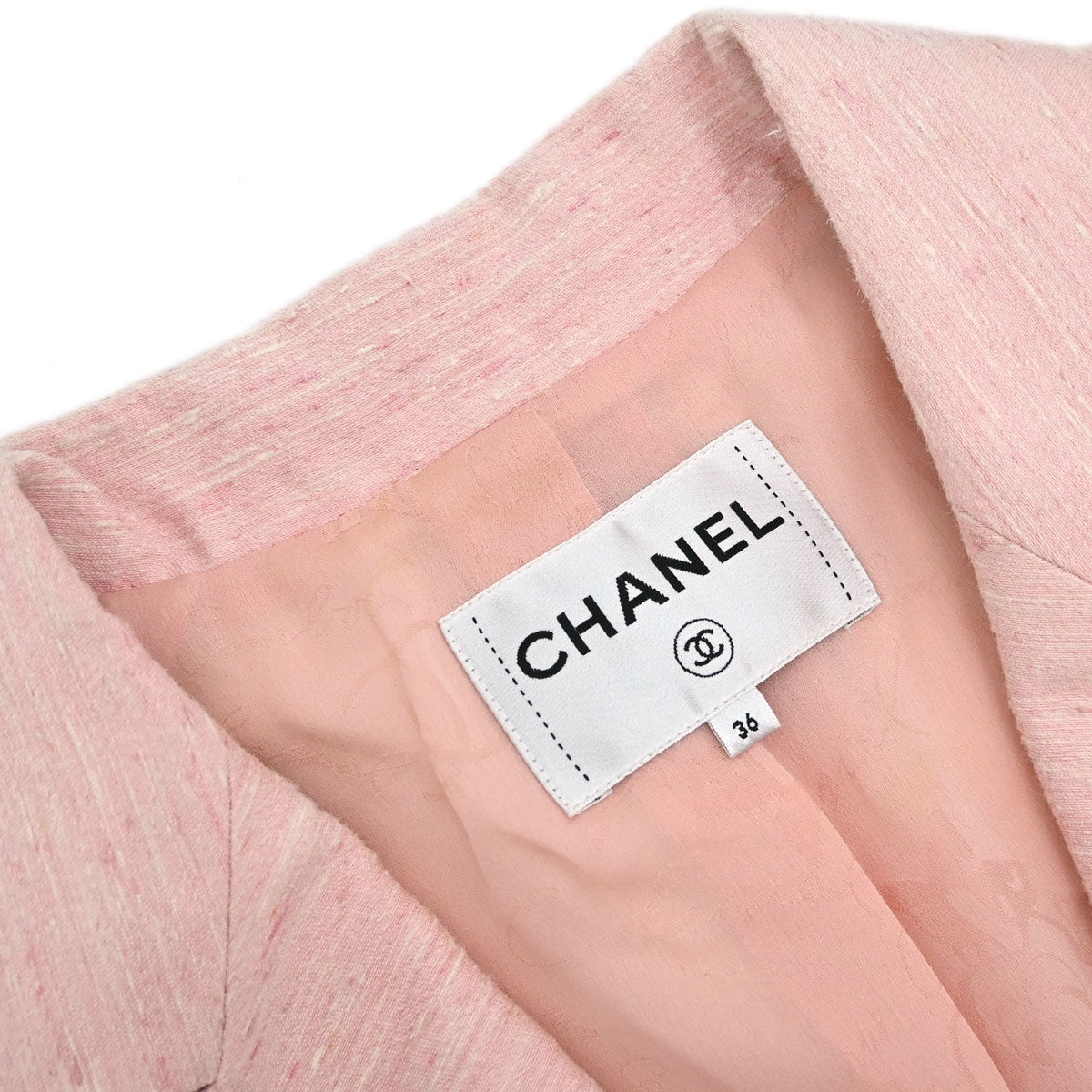Chanel 2017 Single Breasted Jacket Pink #36