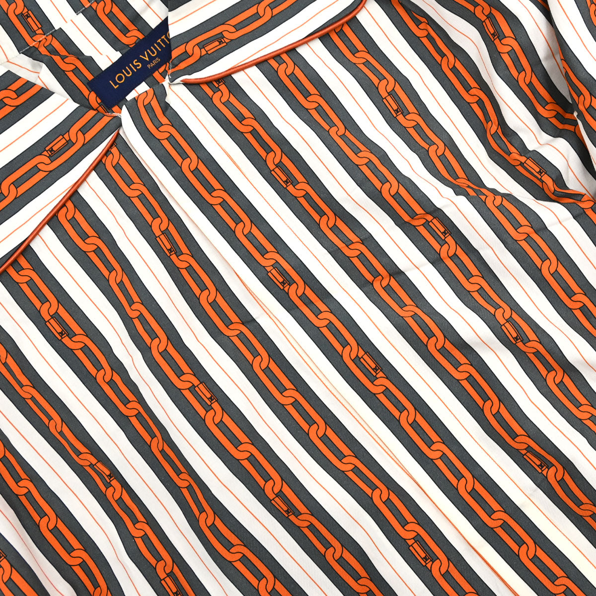 Louis Vuitton 2019 Striped Shirt Blouse Top White #S