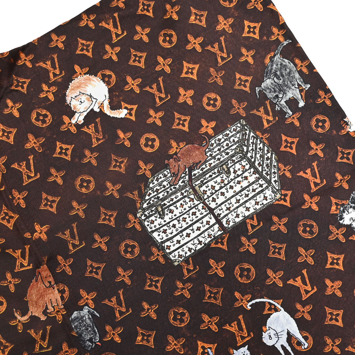 Louis Vuitton 2019 Long Pants Monogram Cat Brown #38