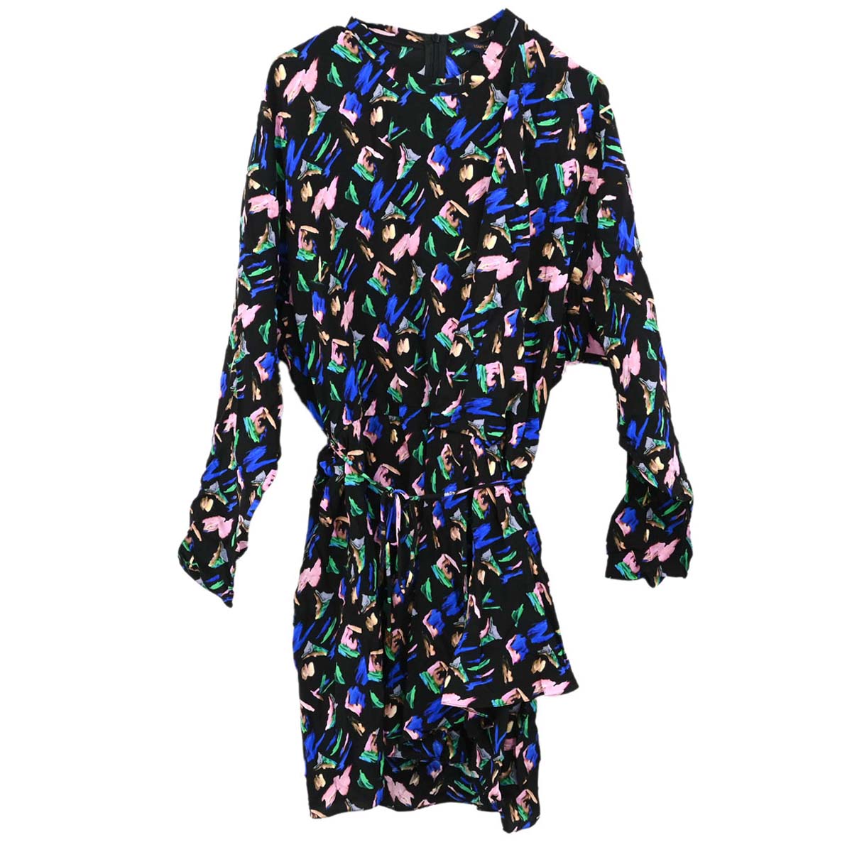 Louis Vuitton 2019 Long Sleeve Dress All-over Print Black #36