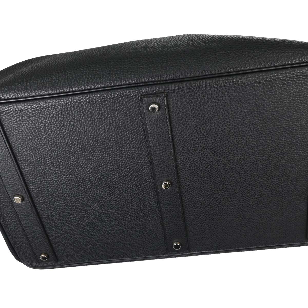 Hermes Black Togo HAC Haut a Courroies 50 Handbag