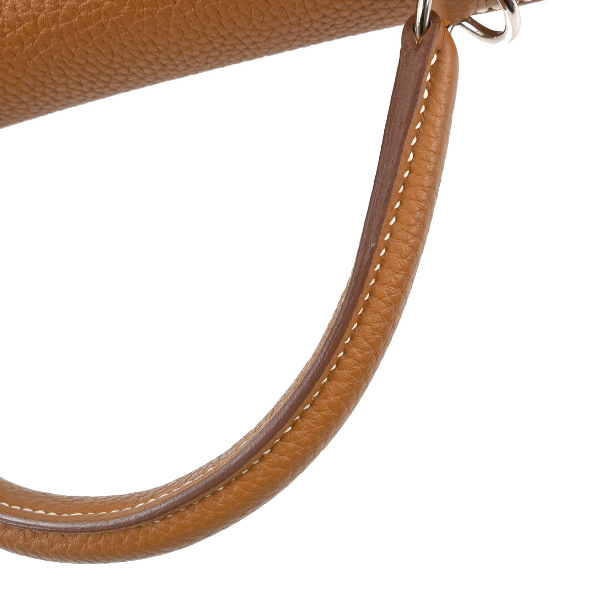 Hermes Gold Taurillon Clemence Kelly 32 Retourne 2way Shoulder Handbag