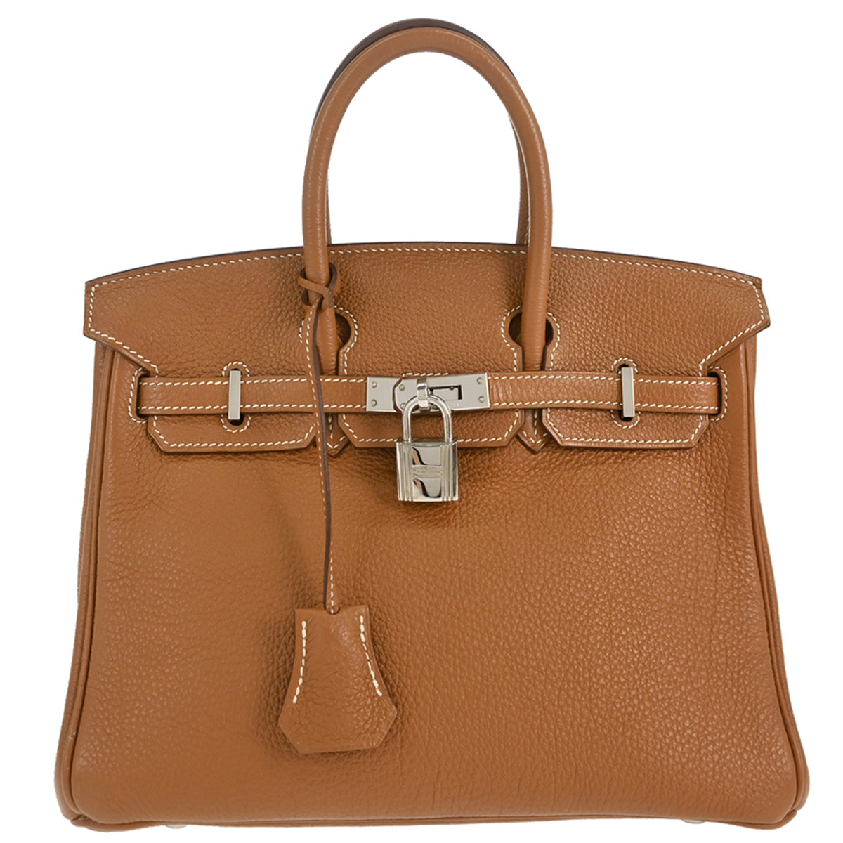 Hermes Gold Togo Birkin 25 Handbag