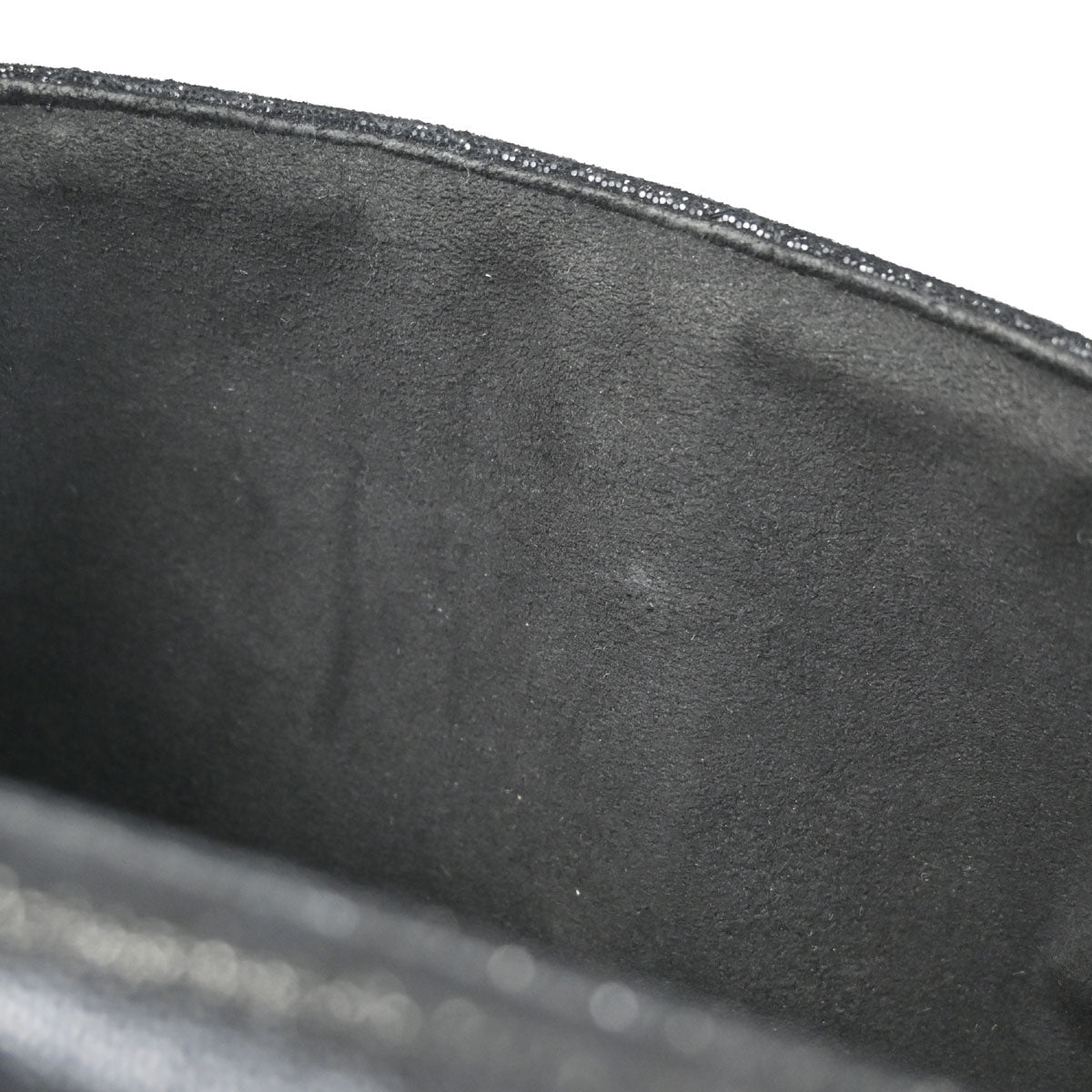 Chanel Metallic Black Calfskin Crystal CC Shoulder Bag