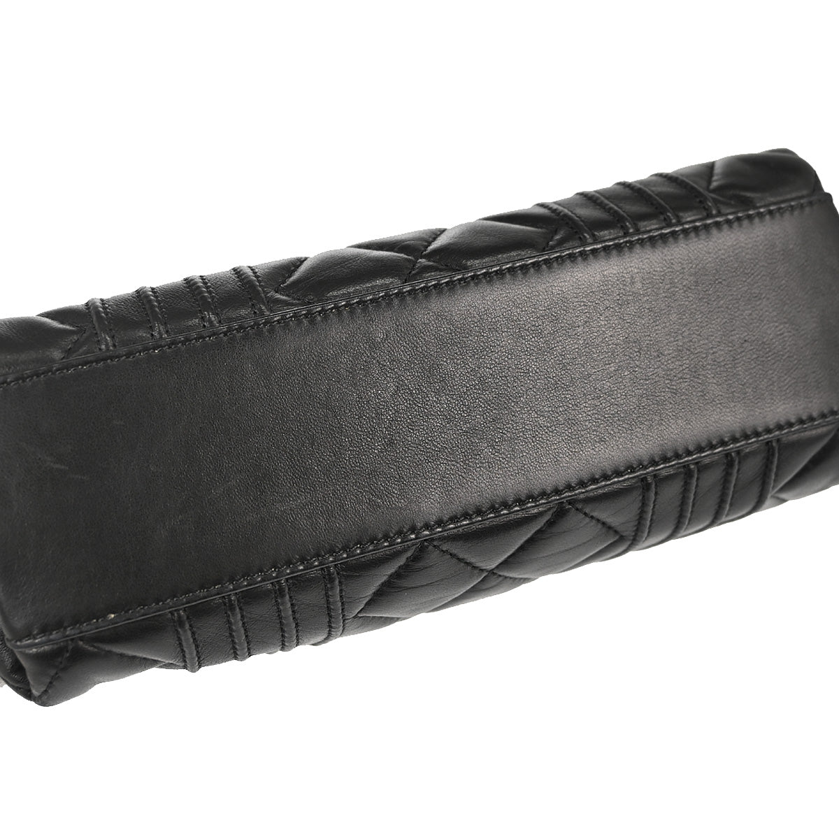 Chanel 2014-2015 Black Lambskin Mademoiselle Shoulder Bag