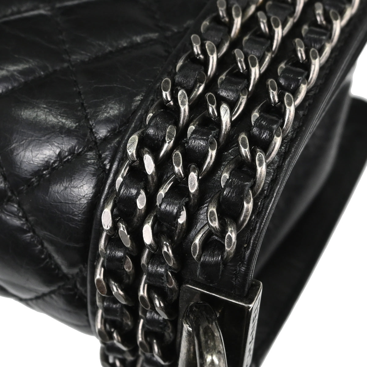 Boy Chanel 2014-2015 Black Calfskin Small Chain Shoulder Bag