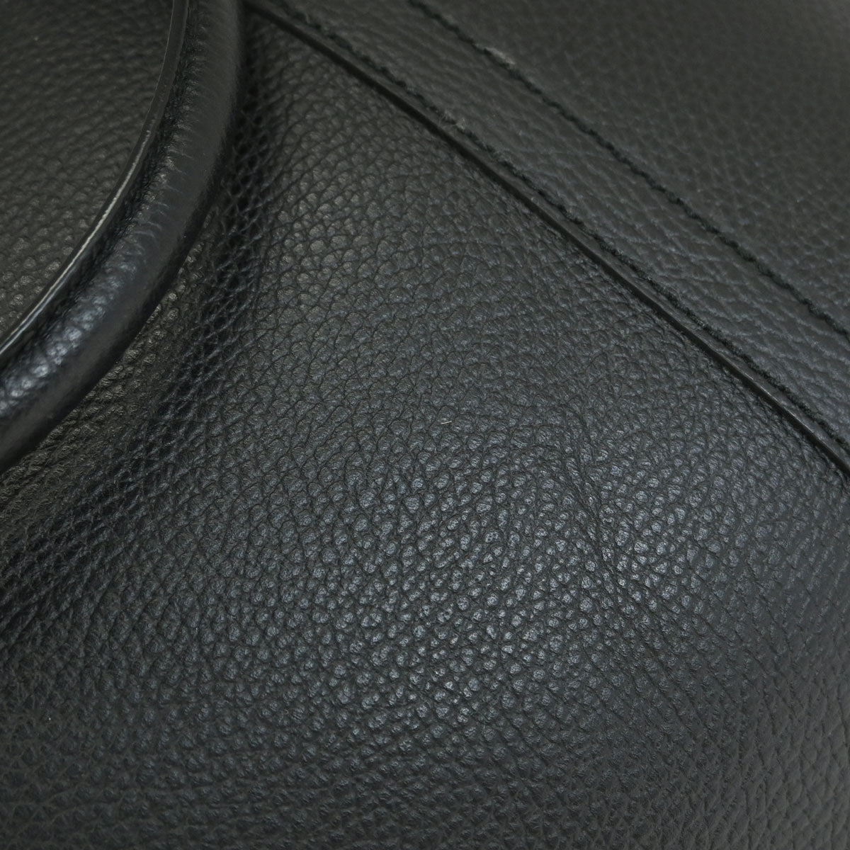 Gucci Black Leather Tote 2way Shoulder Handbag