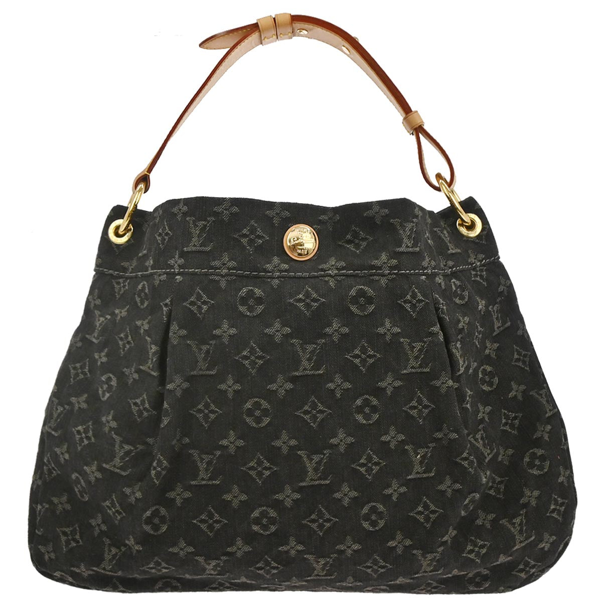 Louis Vuitton Black Monogram Denim Daily PM Handbag M40494
