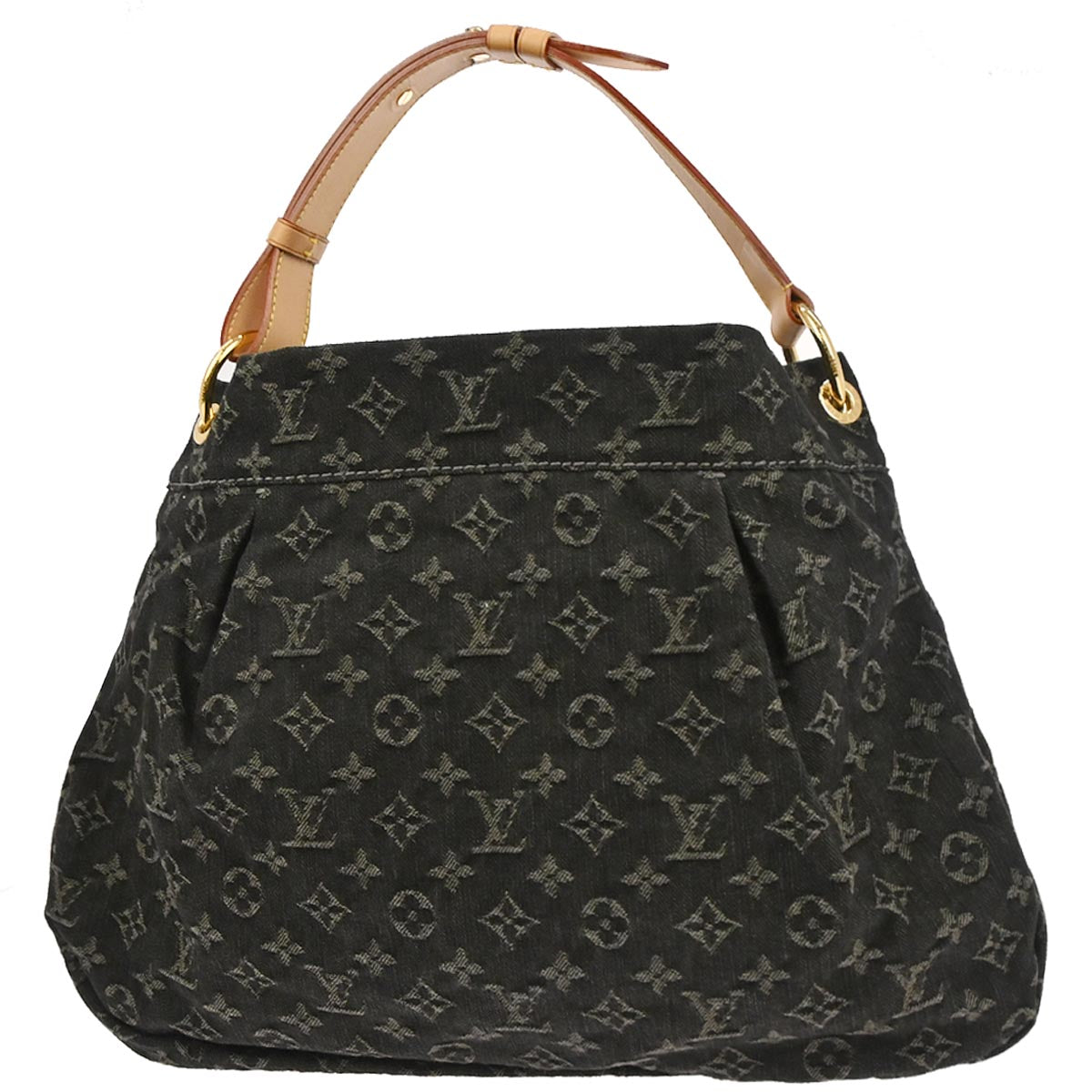Louis Vuitton Black Monogram Denim Daily PM Handbag M40494