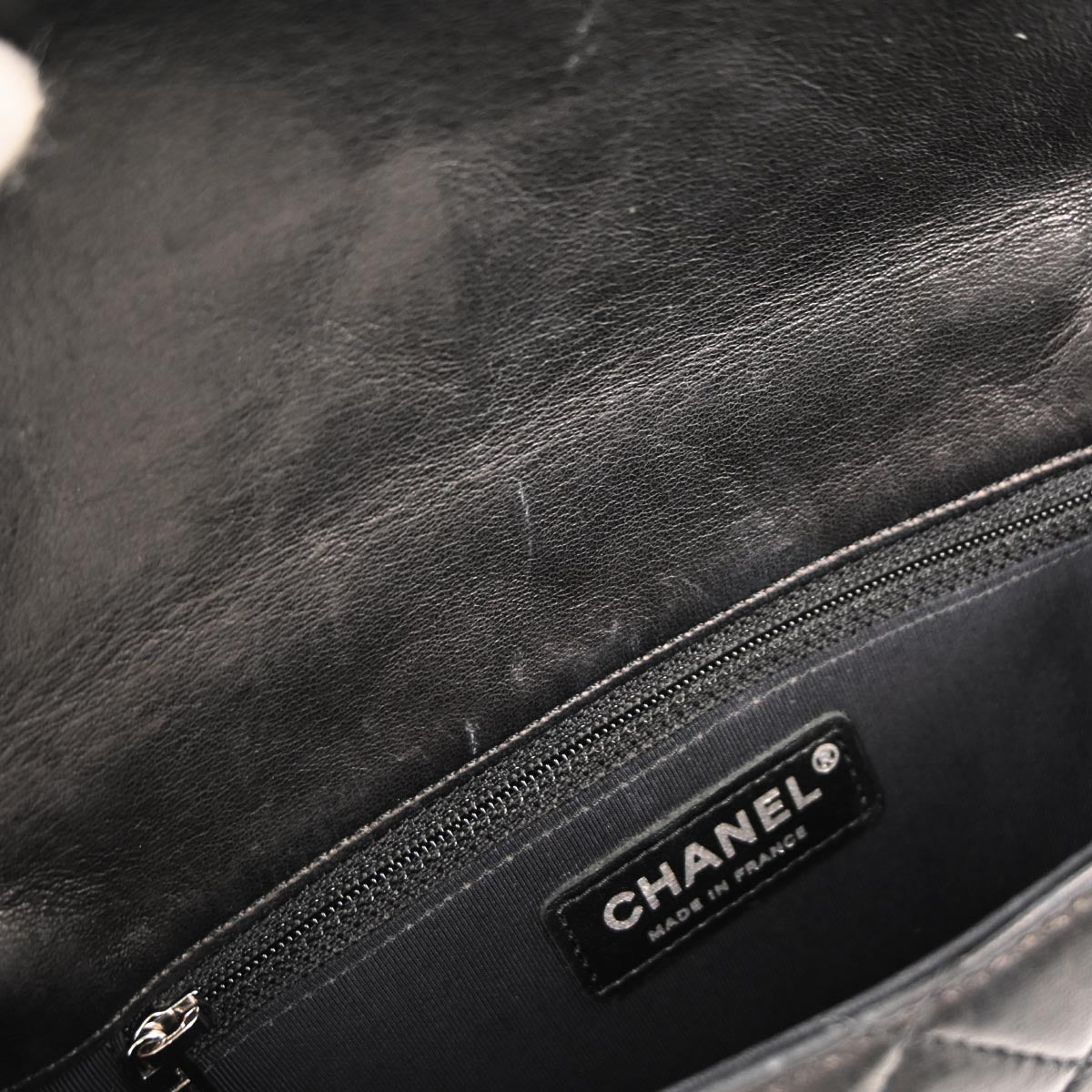 Chanel Black Lambskin Hula Hoop Small Handbag