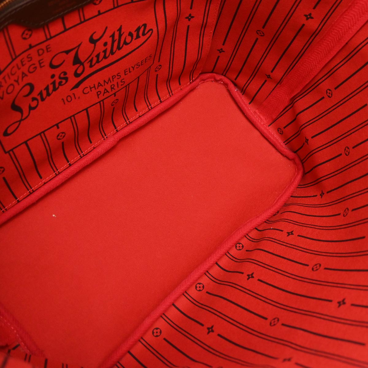 Louis Vuitton Damier Neverfull MM Shoulder Tote Bag N51105