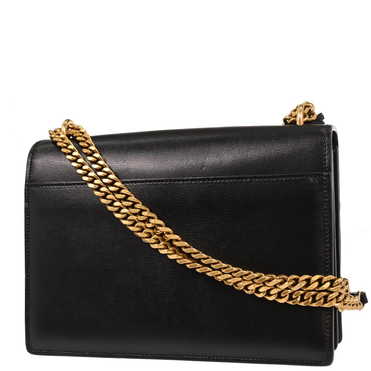 Saint Laurent Black Leather Sunset Shoulder Bag