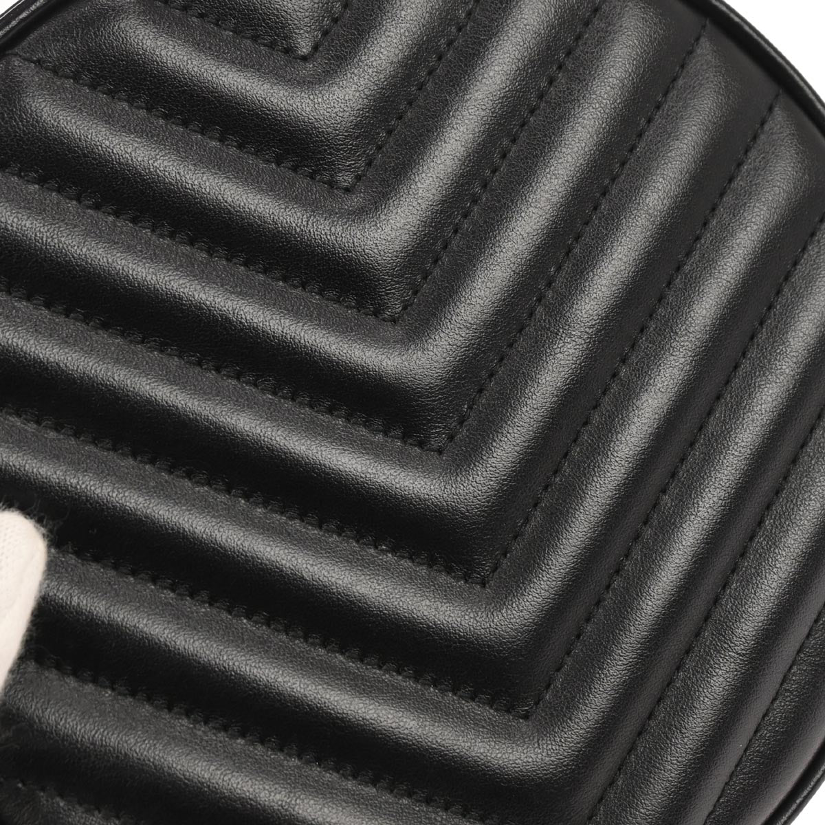 Saint Laurent Black Vinyle Shoulder Bag