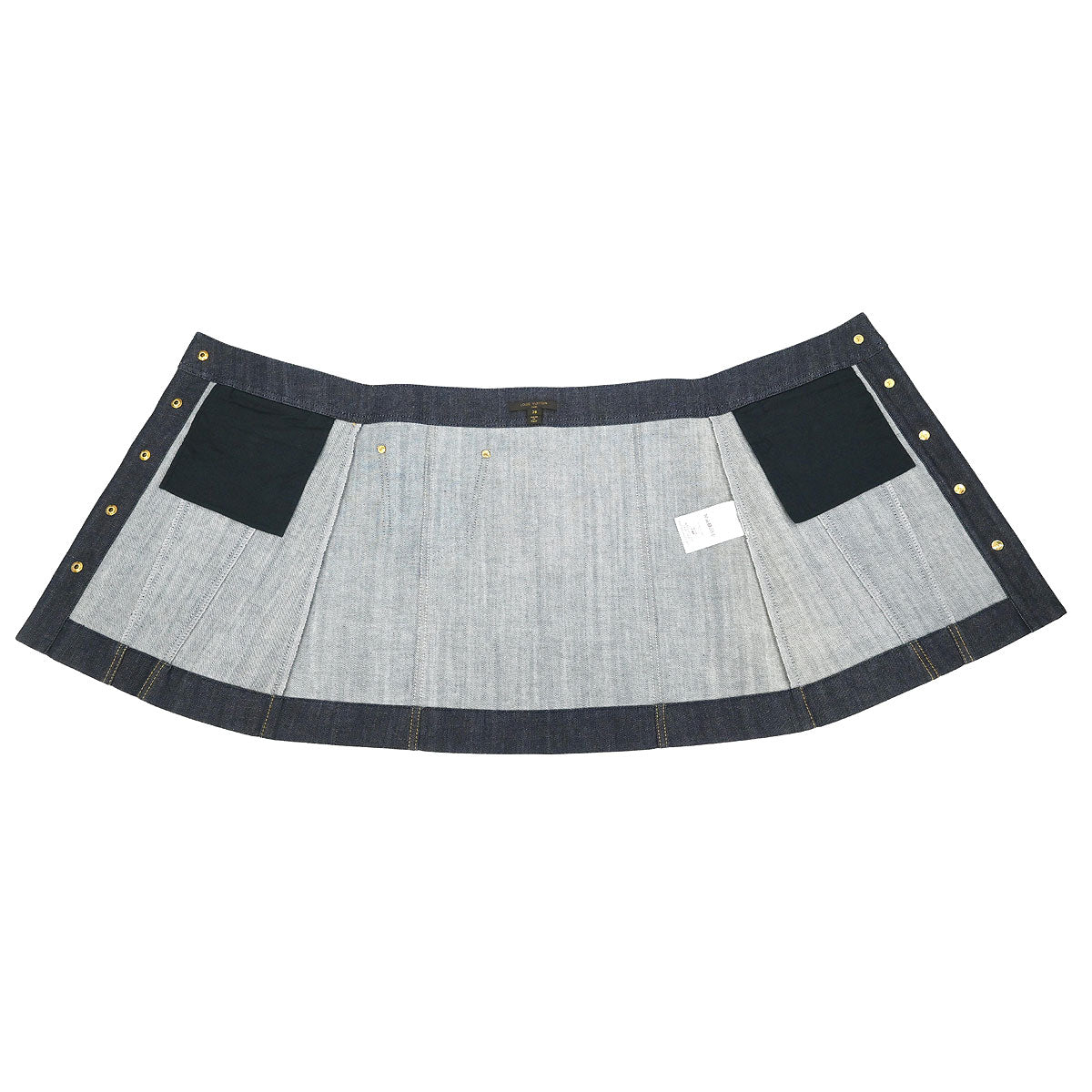 Louis Vuitton 2017 Denim Skirt Indigo #38