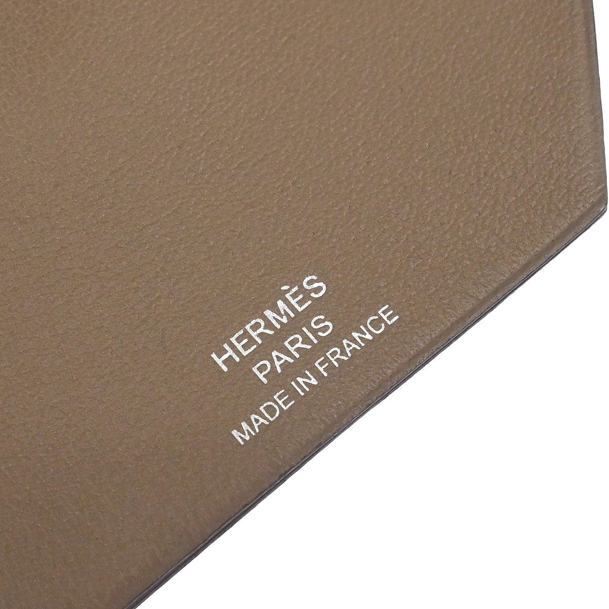 Hermes Etoupe Gray Swift Clochette Necklace Pendant