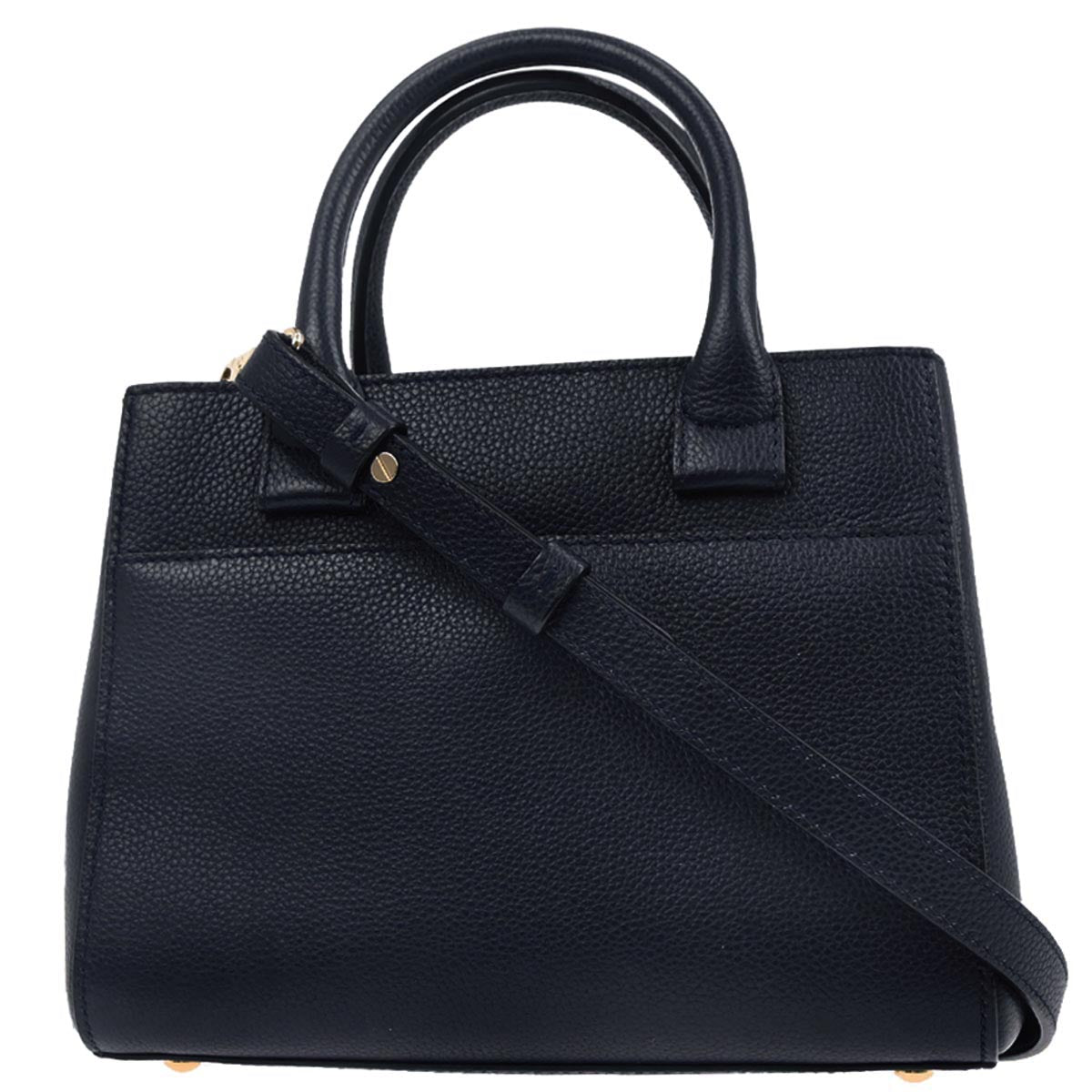 Chanel Navy Calfskin Neo Executive Mini Tote 2way Shoulder Handbag