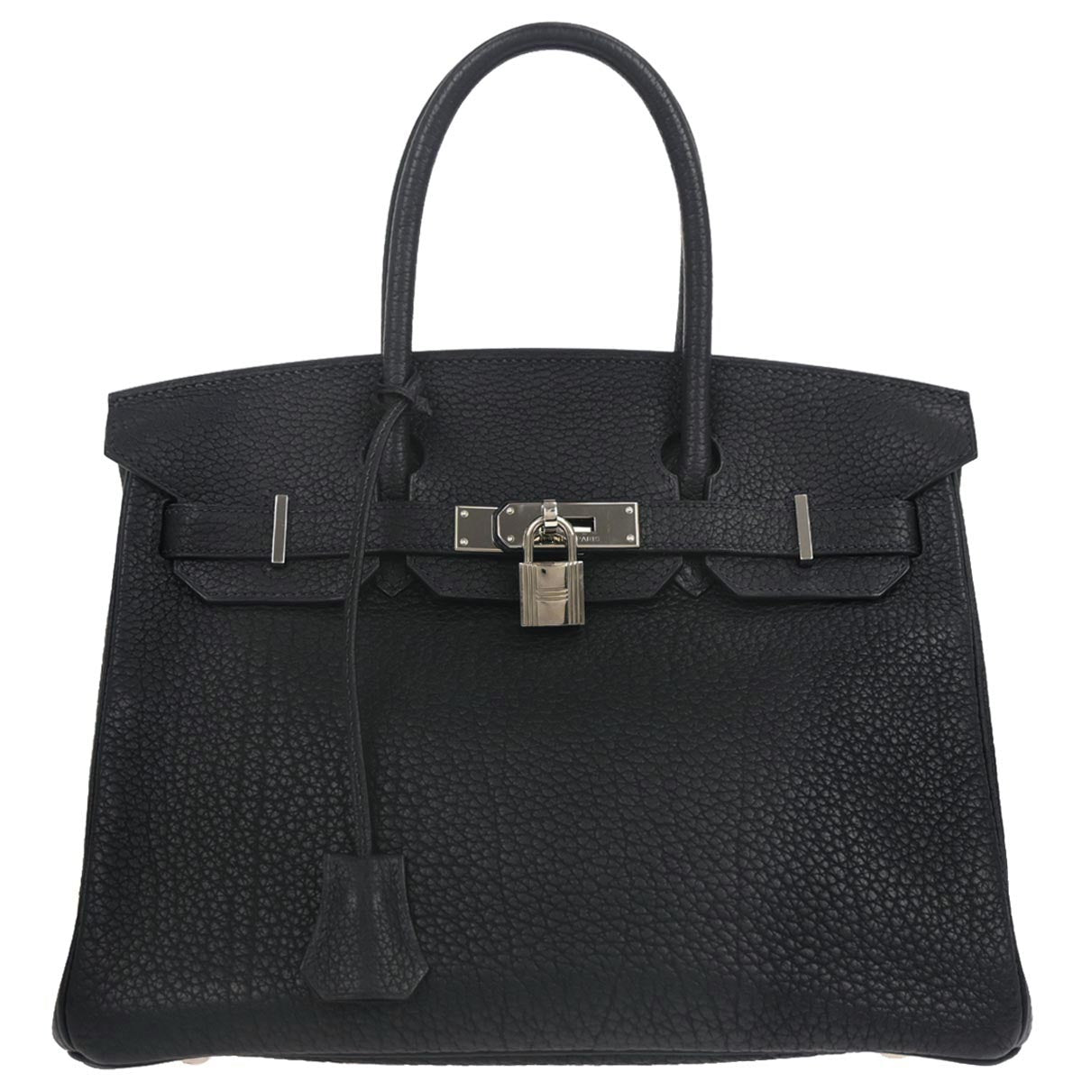 Hermes Blue Indigo Fjord Birkin 30 Handbag