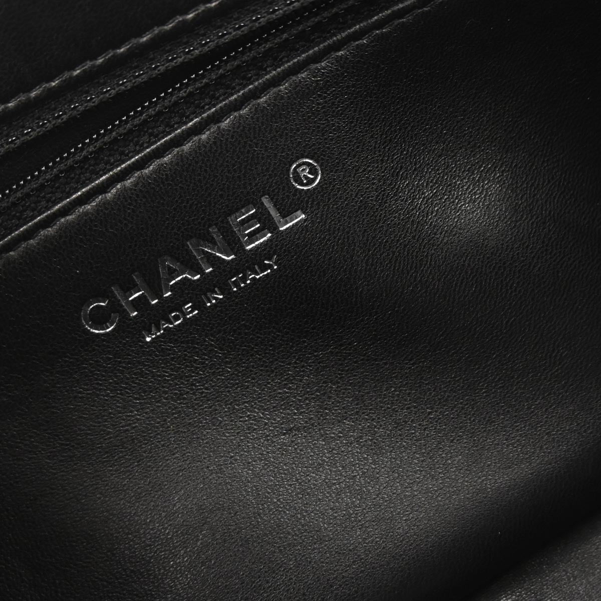 Chanel Black Wool No.5 Turnlock Full Flap Shoulder Bag