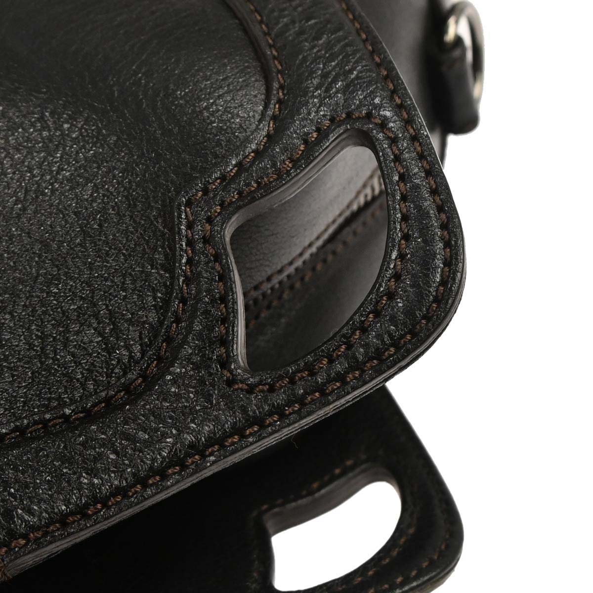 Cartier Black Marcello 2way Shoulder Handbag