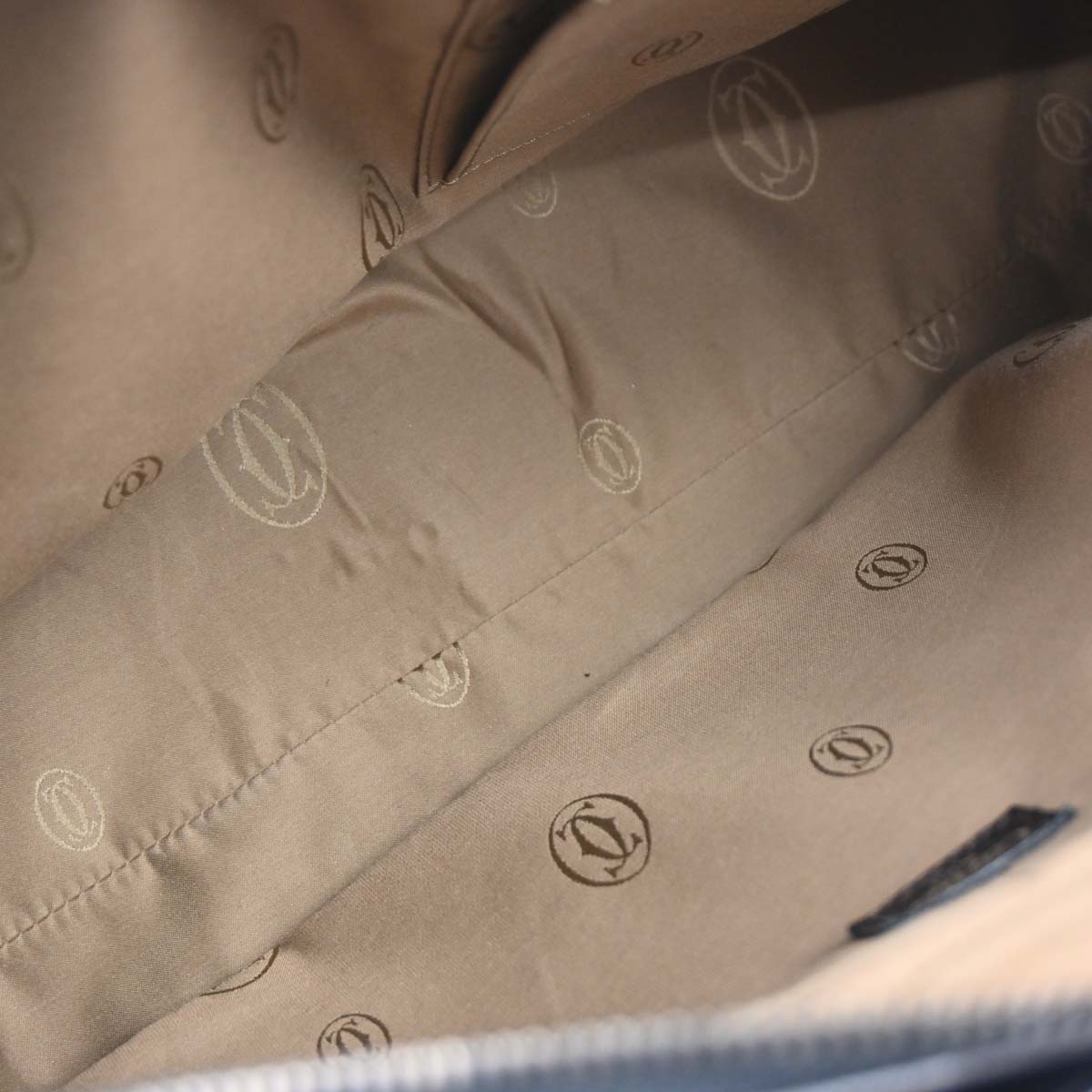 Cartier Black Marcello 2way Shoulder Handbag