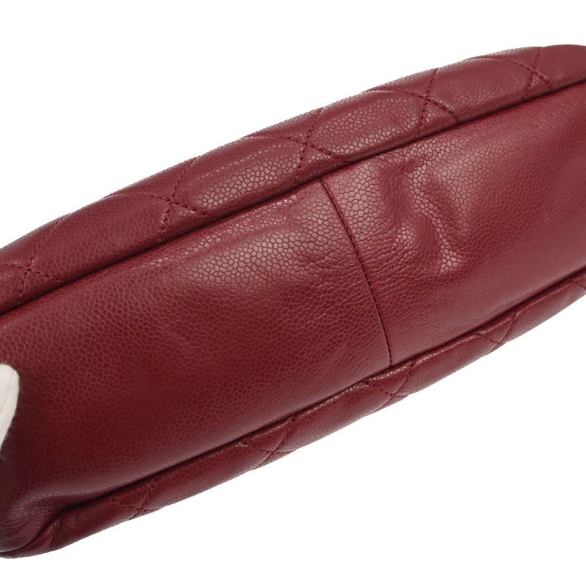 Chanel Red Caviar skin Timeless CC Chain Tote Bag